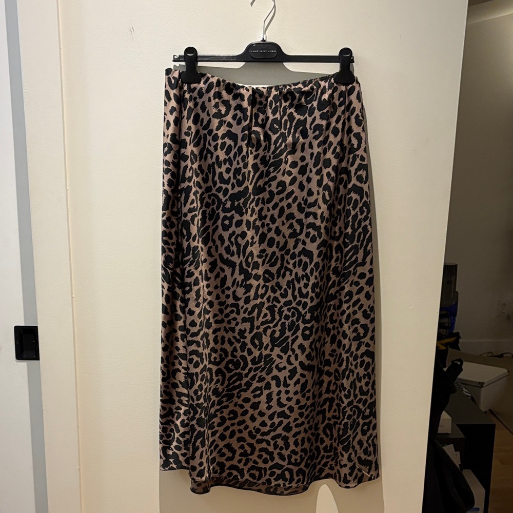 ASOS Animal Print Midi Skirt